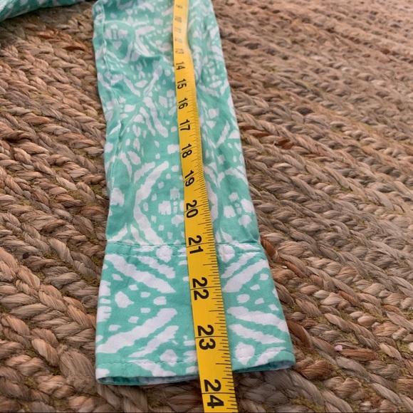 Jcrew Factory Turquoise Button Down - Picture 5 of 5